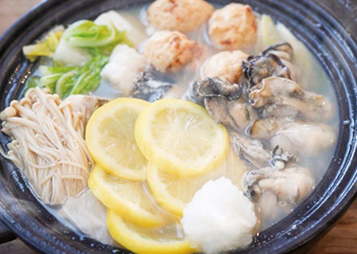 瀬戸内レモン牡蠣鍋